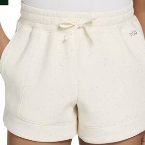 NWT Girls DSG Cream Athletic Shorts with Drawstring Waist